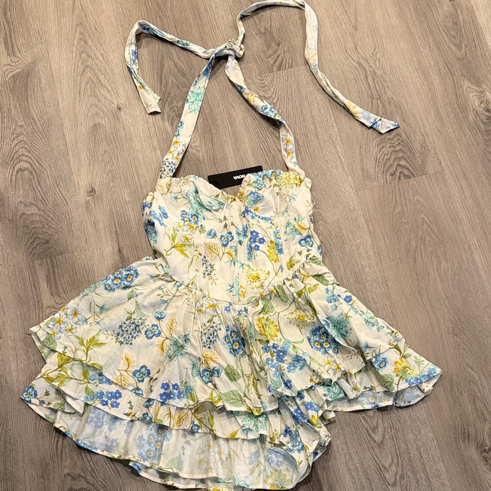 Floral Halter Romper